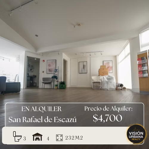 Local Comercial de 232m2 con Excelente Exposición Comercial en Escazú - Imagen 1