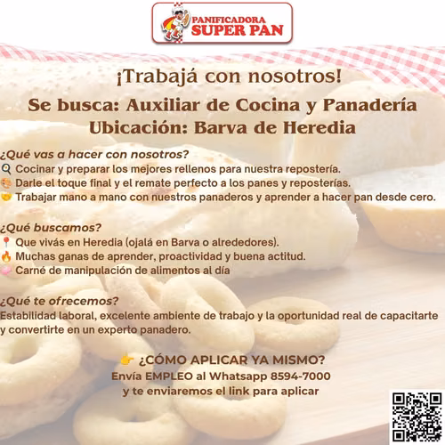 Auxiliar de Cocina y Panadería