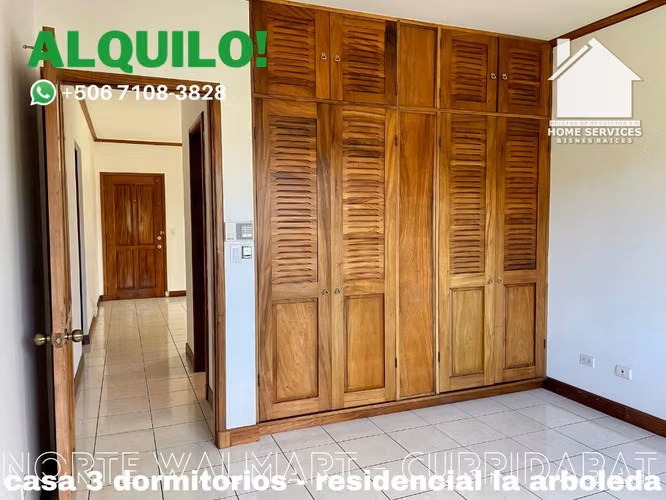ALQUILO! Exclusiva Casa de 1 Piso – Norte de Walmart Curridabat
