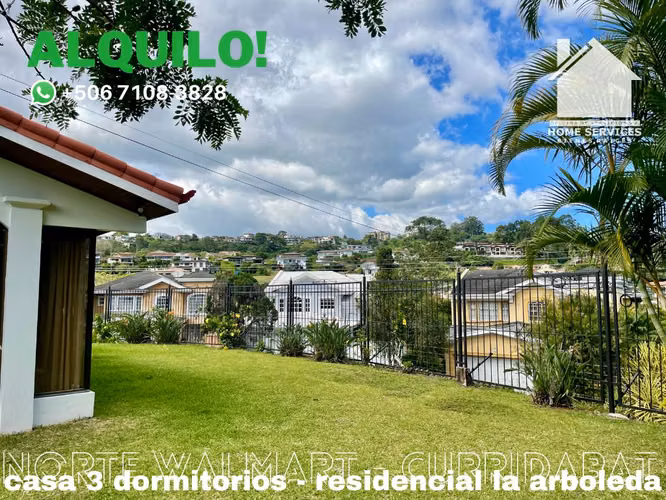 ALQUILO! Exclusiva Casa de 1 Piso – Norte de Walmart Curridabat