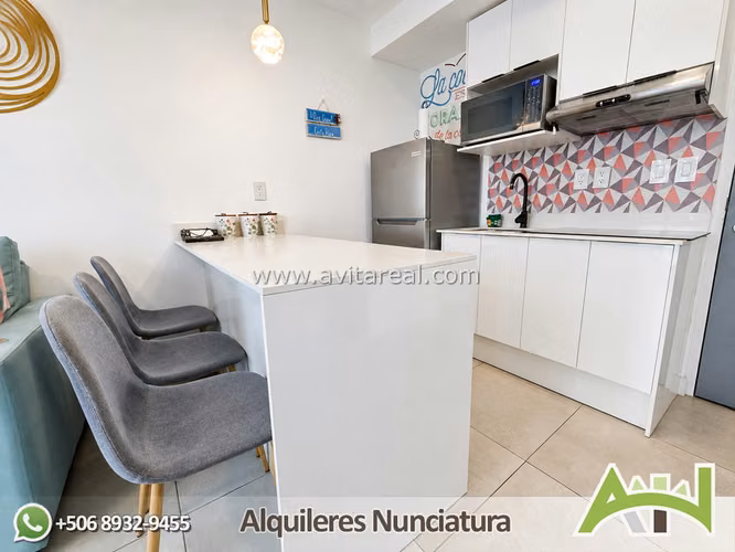 Apartamento estudio amueblado | Sky Garden | AC - Imagen 4
