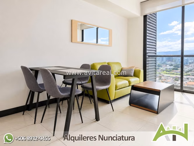 Apartamento amueblado de 2 habitaciones | Torre Rohrmoser
