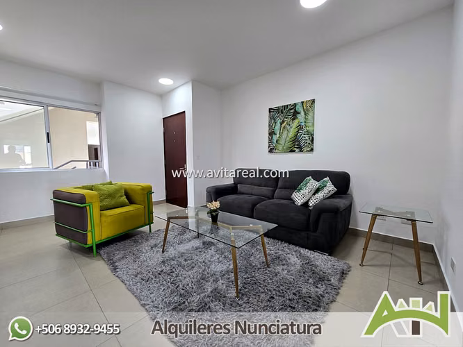 Apartamento amueblado de 2 habitaciones en La Sabana