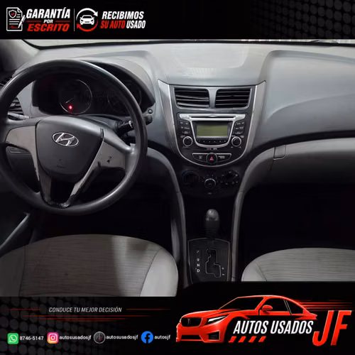 HYUNDAI ACCENT GLS 2015 AUTOMATICO MOTOR 1.600 CC PAQUETE ELECTRICO - Imagen 3