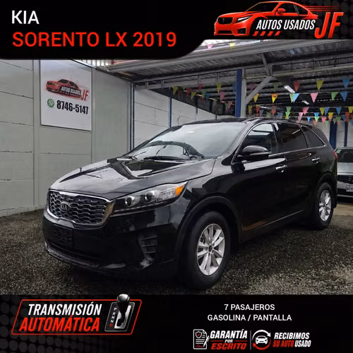 KIA SORENTO LX 2019 AUTOMATICO 7 PASAJEROS