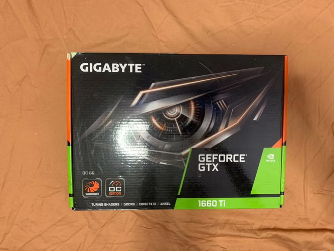GeForce GTX 1660 Ti 6 GB Gigabyte