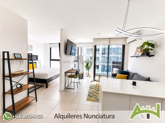Furnished Apartment in Sky Garden | Airbnb Ready | AC