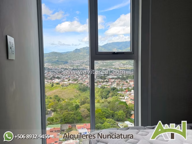 Apartamento amueblado de 2 habitaciones | Secrt Sabana | AC
