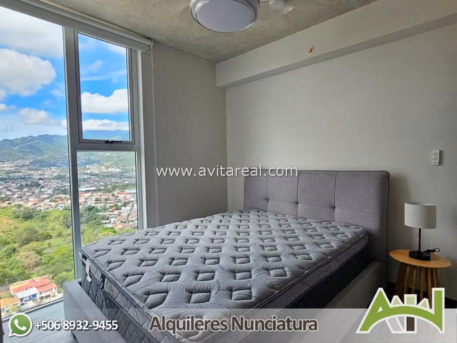 Apartamento amueblado de 2 habitaciones | Secrt Sabana | AC