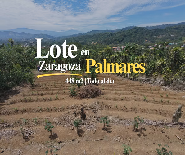 Build with Views, Privacy & Nature | 448 m² Lot in Palmares, Costa Rica