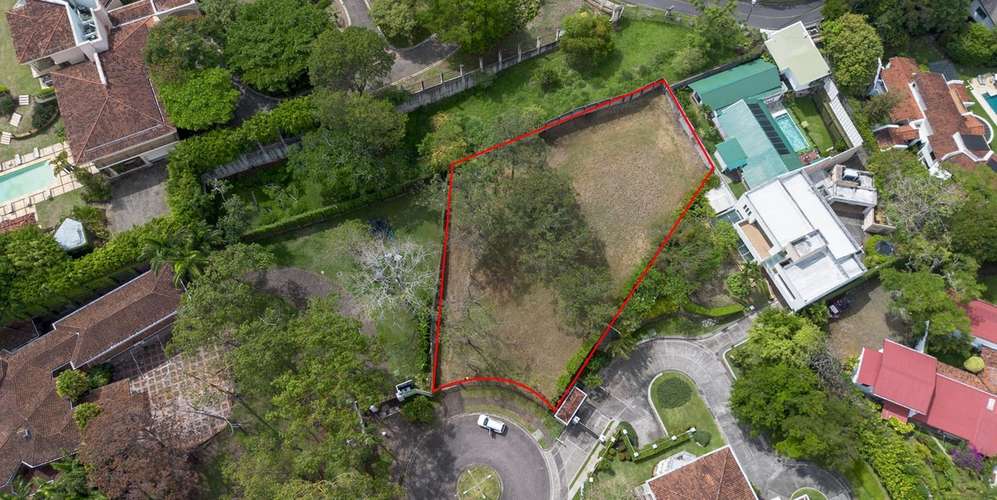 Lote en Escazú San Rafael - Cul de Sac privado - Vista elevada y