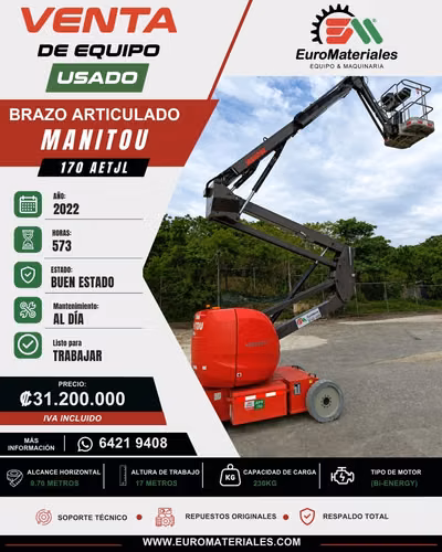 70 AETJL MANITOU BRAZO ARTICULADO - year 2022