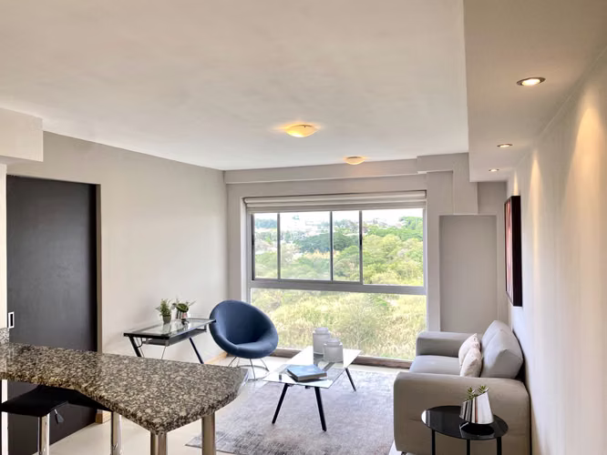Apartamento de 1 habitación con vista al rio y amanecer en Rohrmoser. - Imagen 2