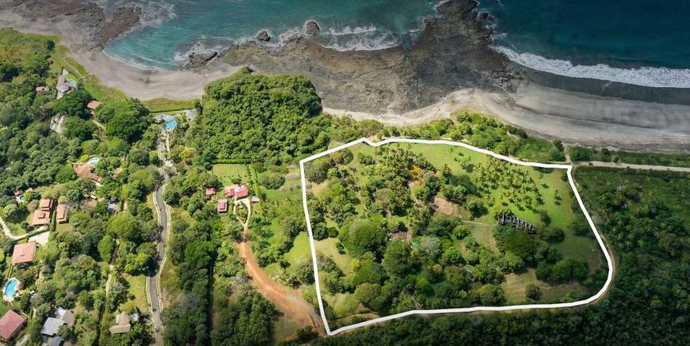 Lote frente al mar en Playa Junquillal Santa Cruz - 300m costa - - Imagen 1