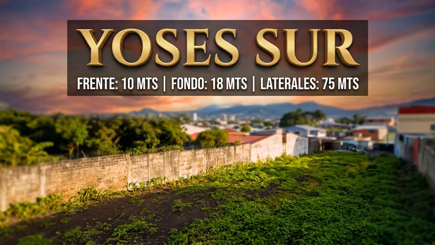 Terreno en Venta en Yoses Sur – Lote Premium para Desarrollo Residencial en Zona de Alta Plusvalía - Imagen 3