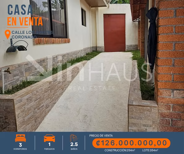 Venta de casa en Coronado-DB