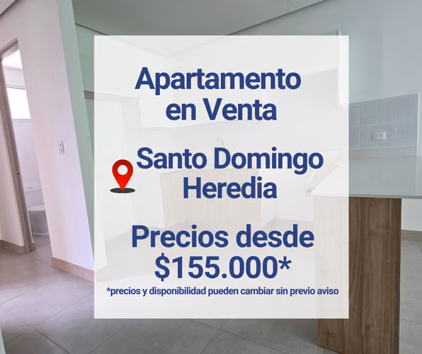 Apartamento en Venta Santo Domingo de Heredia