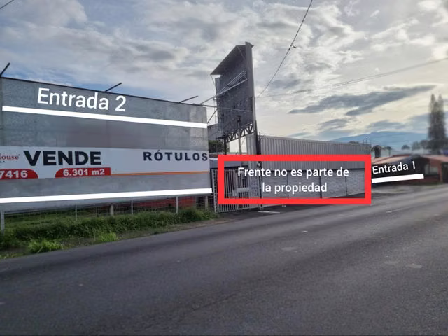 Venta de terreno en Zapote