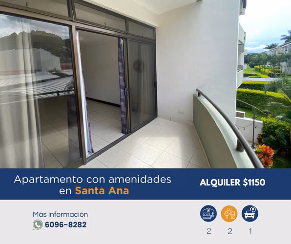 ALQUILER DE APARTAMENTO EN SANTA ANA