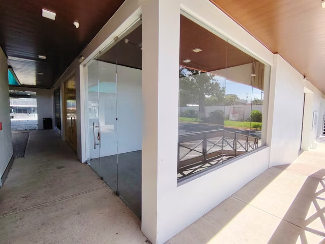 Retail space for rent at El Coco Plaza.