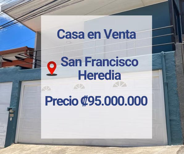 Casa en Venta en San Francisco de Heredia – Residencial privado