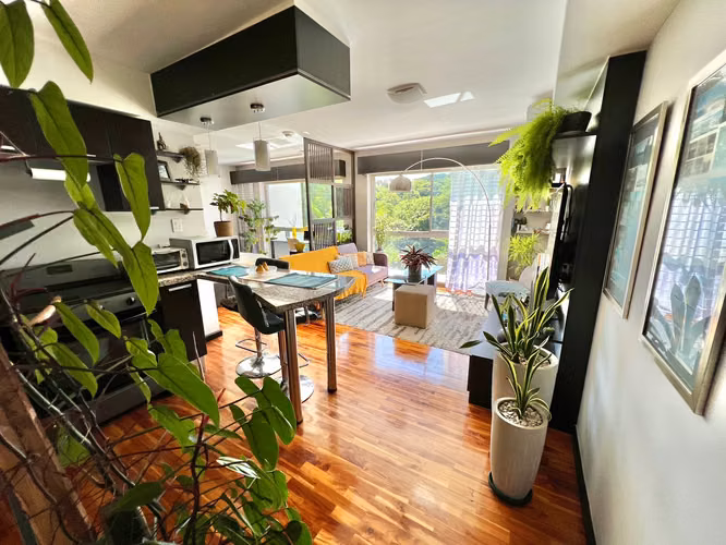 Apartamento estudio con vista espectacular | amoblado