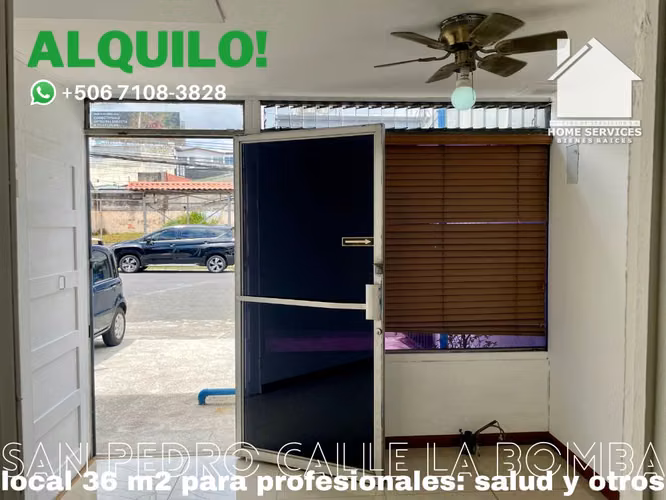 ALQUILO! Local de 36 m2. Ideal Profesionales de Salud y Otros.