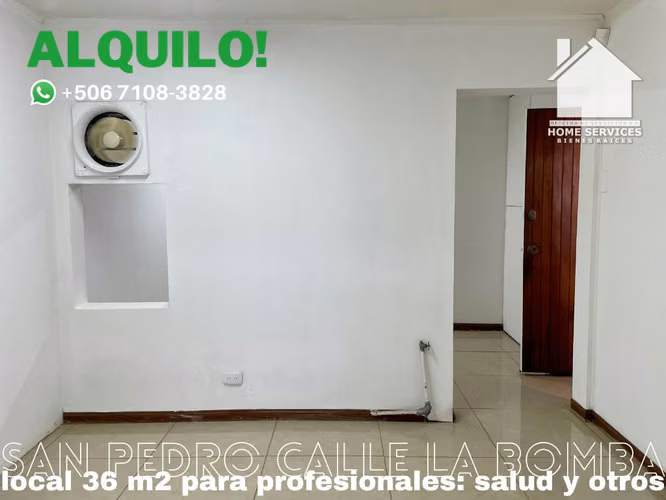 ALQUILO! Local de 36 m2. Ideal Profesionales de Salud y Otros.