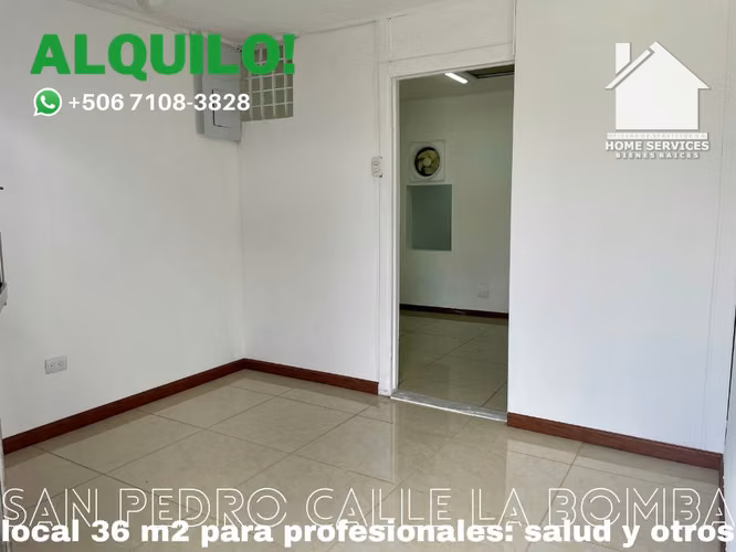 ALQUILO! Local de 36 m2. Ideal Profesionales de Salud y Otros.