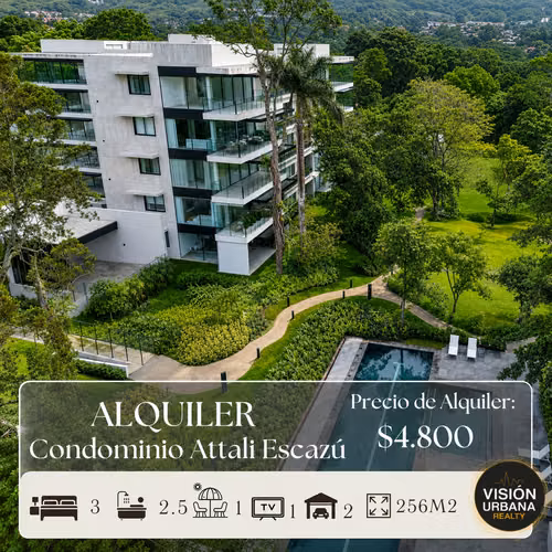 Exclusive Apartment with Appliances in ATTALI Escazú