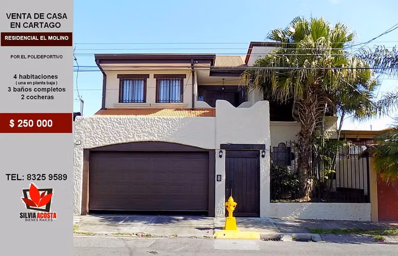 VENTA DE CASA EN CARTAGO- RESIDENCIAL EL MOLINO