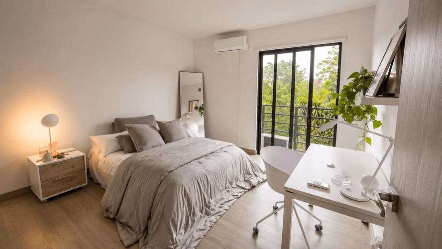 Alquiler de Apartamento con LÍNEA BLANCA en Brasil de Mora.