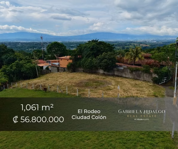  Lote residencial en venta | El Rodeo, Ciudad Colón | 1.061 m² | 