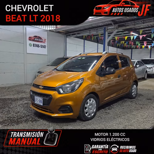 CHEVROLET BEAT LT 2018 MANUAL MOTOR 1.200 CC VIDRIOS ELECTRICOS