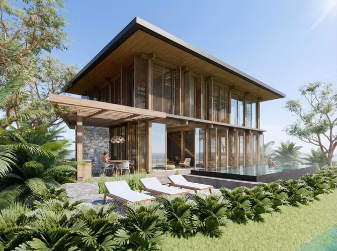 Casa Lino 357m² en Místico Playa Hermosa | 4 Hab + Sala TV | $750,000 - Imagen 3