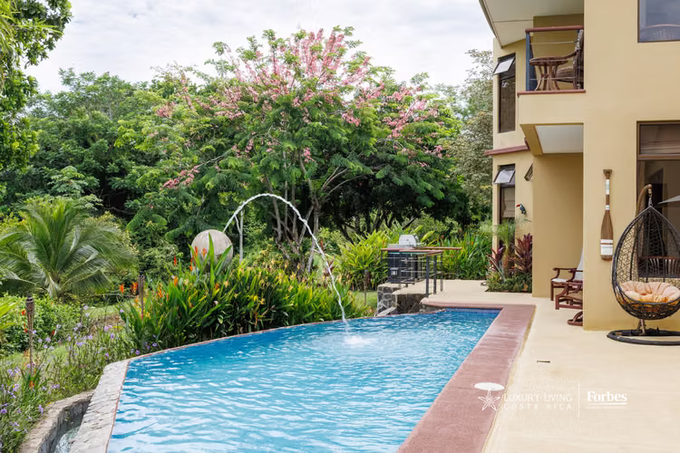 21473 - Casa 4 hab. piscina, jardines y vista al mar, Playa Esterillos