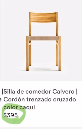 NUEVA Silla De MASAYA & CO En Madera De Teca, TOTALMENTE NUEVA