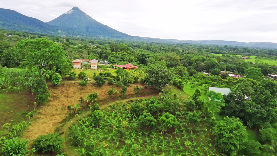 Elevated Lot with Arenal Volcano Views Just 5 Minutes from La Fortuna