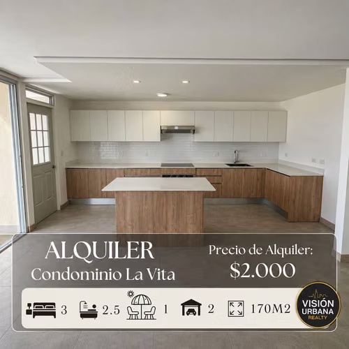 Casa de 3 Habitaciones en Condominio La Vita