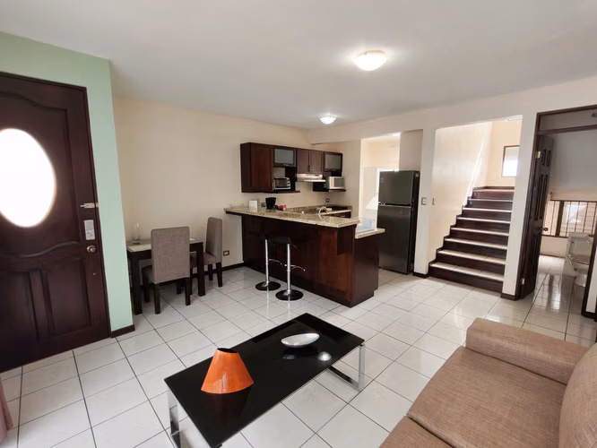 Furnished apartment for rent in Guachipelín de Escazú. Available August 15th.