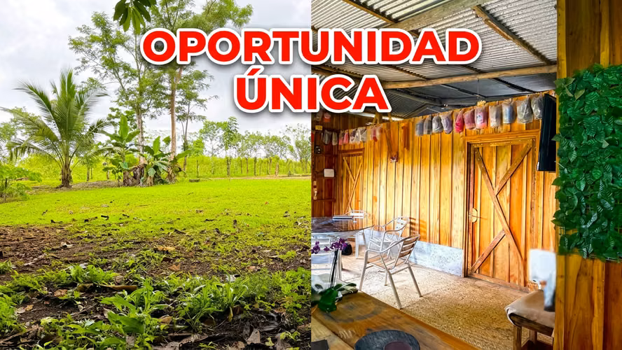 Terreno con Cabaña en Venta en La Fortuna | 14,300 m² | Vista al Volcán Arenal