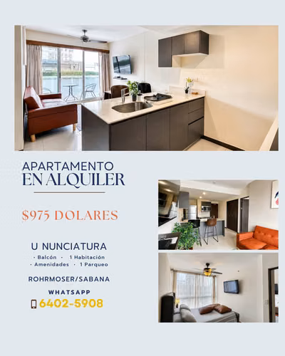 UNFURNISHED APARTMENT IN U NUNCIATURA - 124; 1 ROOM, PARKING AND AMENITIES