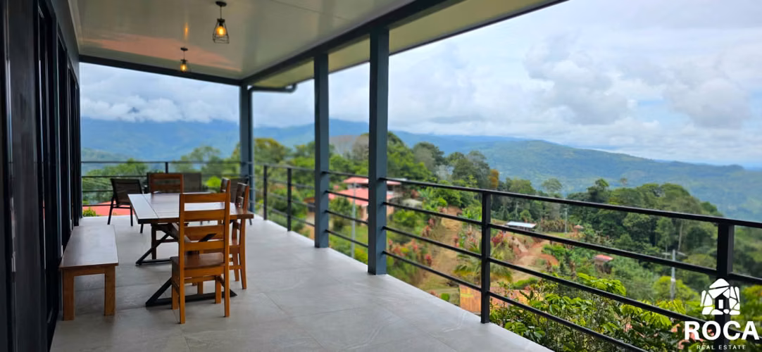 Venta de casa con vistas a Perez Zeledon y cerro chirripo