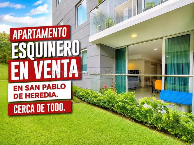 Corner Apartment for Sale in San Pablo de Heredia. 27-172
