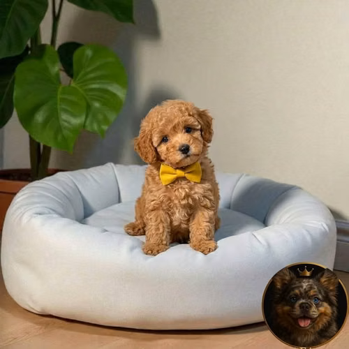 French Poodle Apricot - Imagen 4