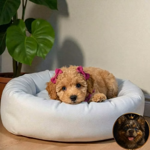 French Poodle Apricot - Imagen 9