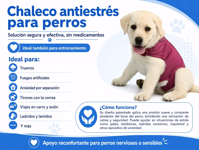Chaqueta ropa antiestrés para perro - Imagen 2