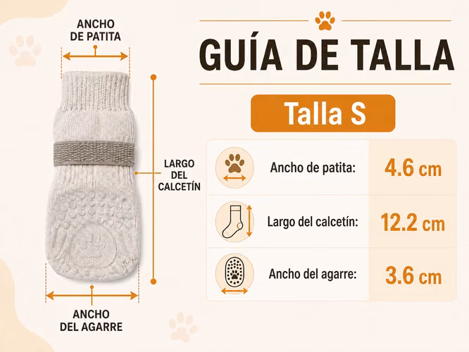 6 medias ropa antideslizantes para perro - Imagen 8