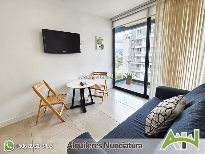 Apartamento amueblado 2 habitaciones | Sky Garden Nunciatura
