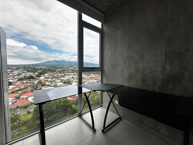 Se Alquila Apartamento en Condominio de Curridabat, Full Amoblado-2